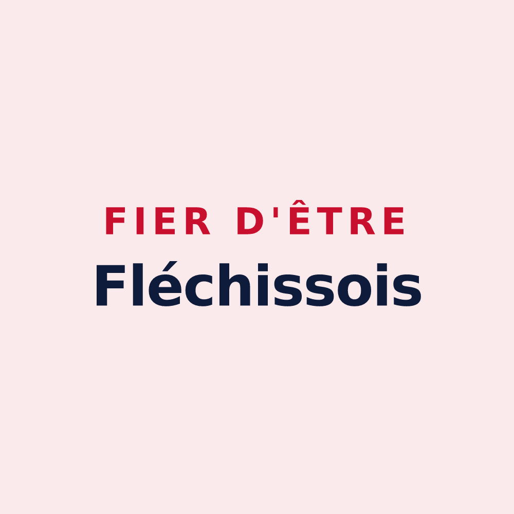 Magnet « Fier d'être Fléchissois » — design pour Fléchy