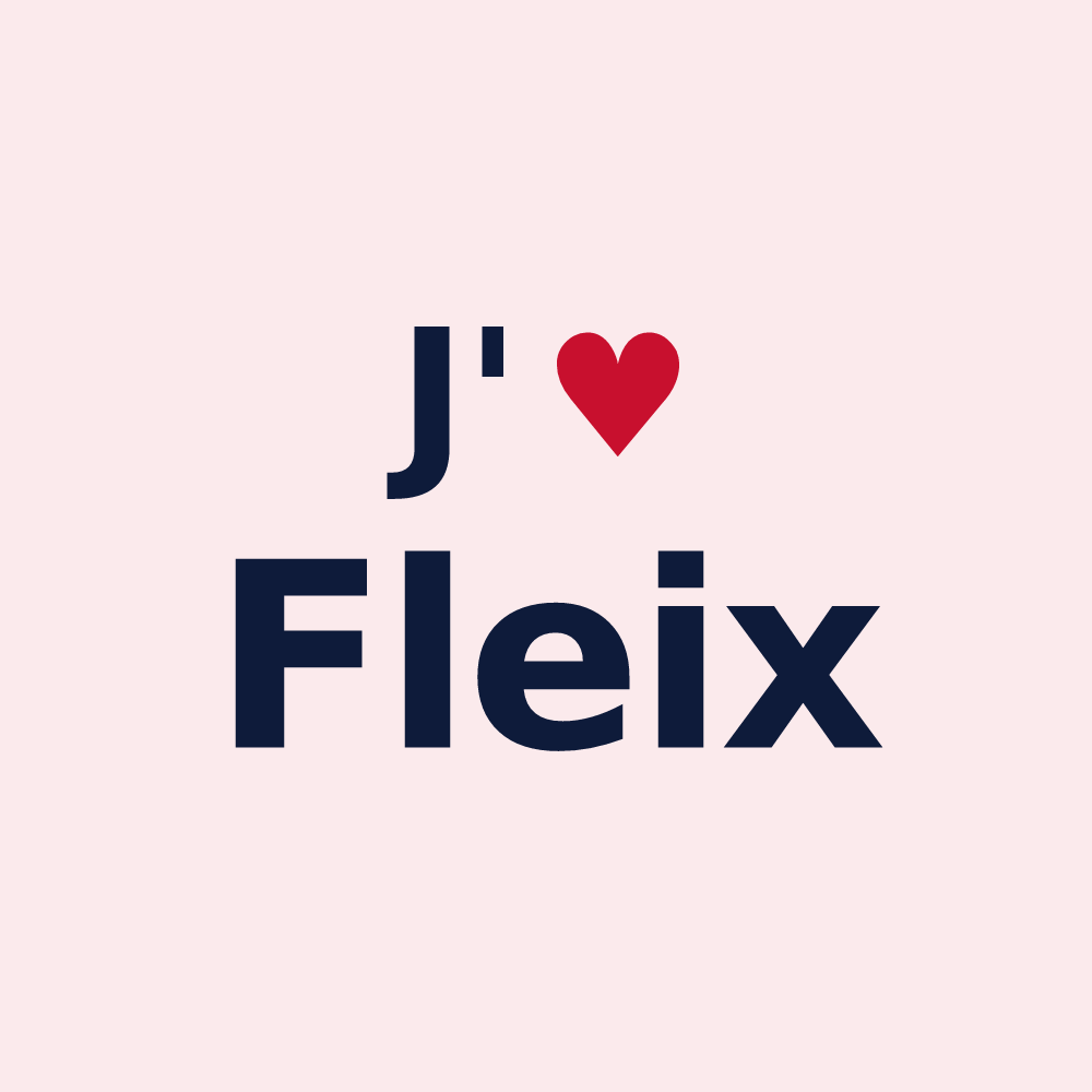 Magnet personnalisé Fleix — design J'aime Fleix