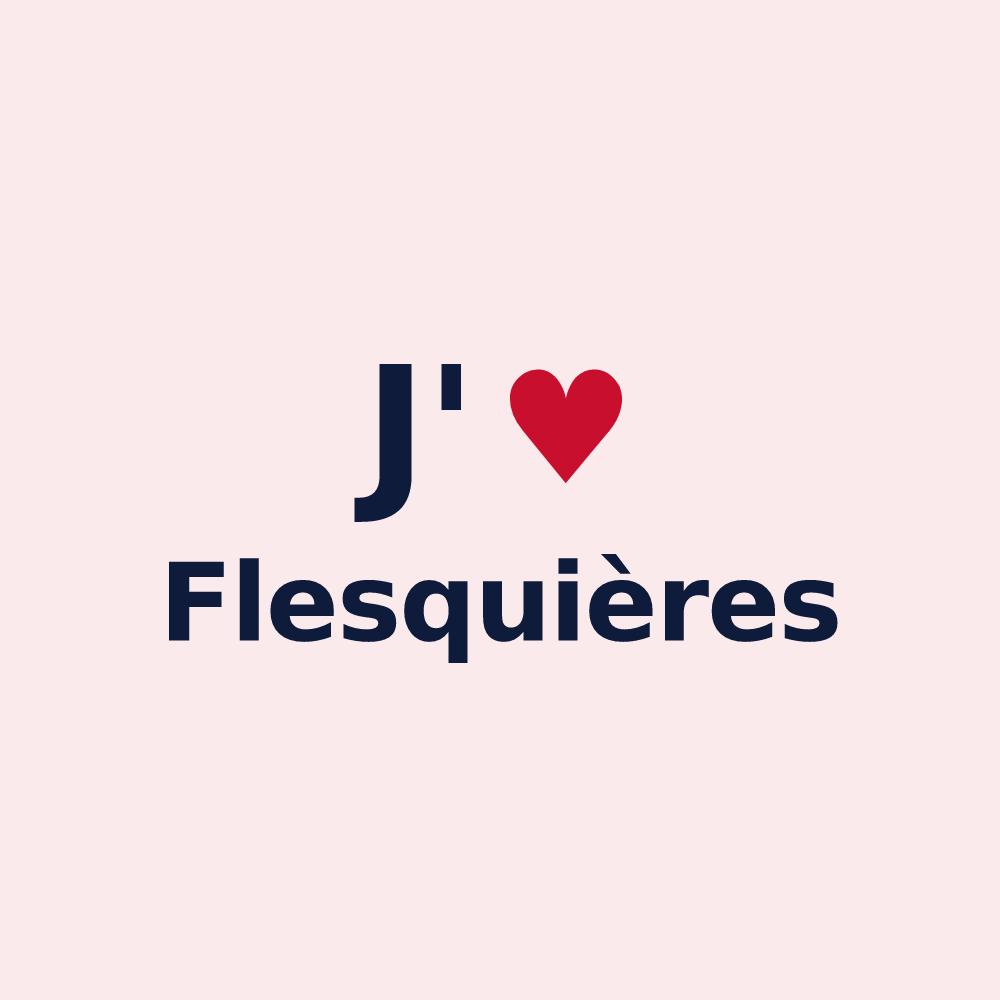 Magnet personnalisé Flesquières — design J'aime Flesquières