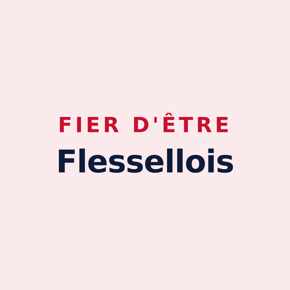 Magnet « Fier d'être Flessellois » — design pour Flesselles
