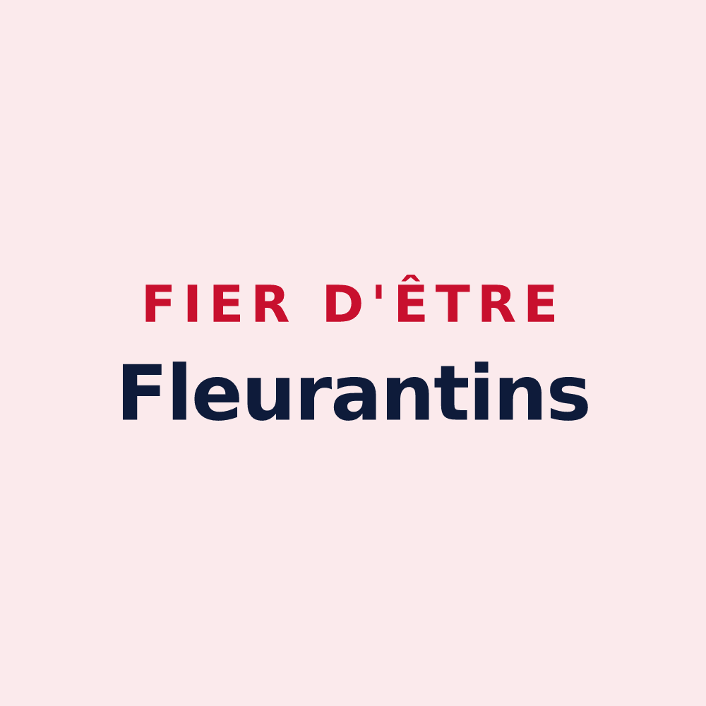 Magnet « Fier d'être Fleurantins » — design pour Fleurance