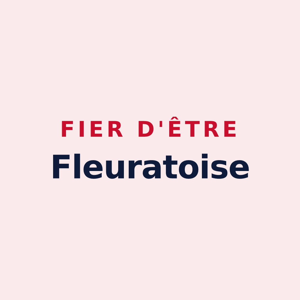Magnet « Fier d'être Fleuratoise » — design pour Fleurat