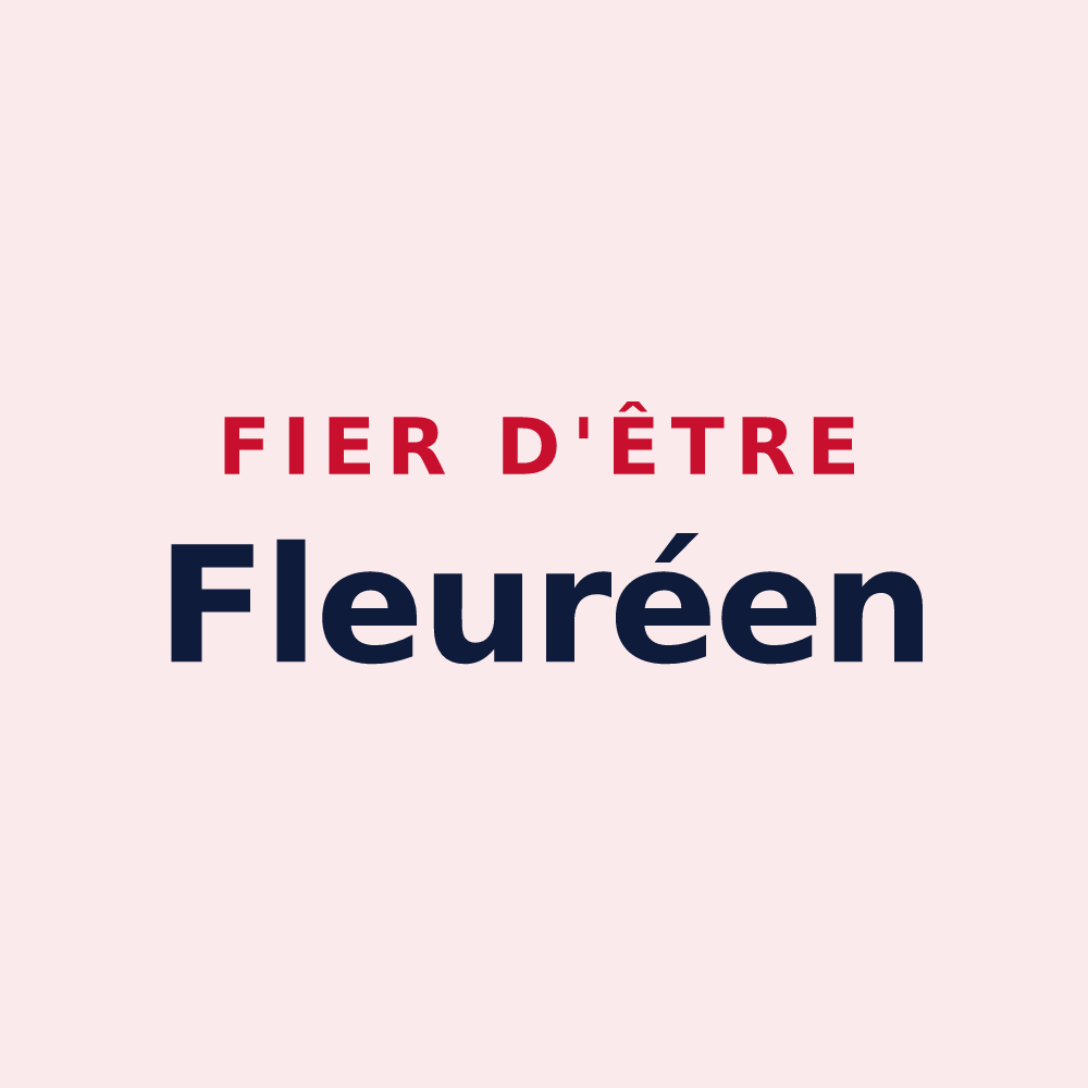 Magnet « Fier d'être Fleuréen » — design pour Fleuré