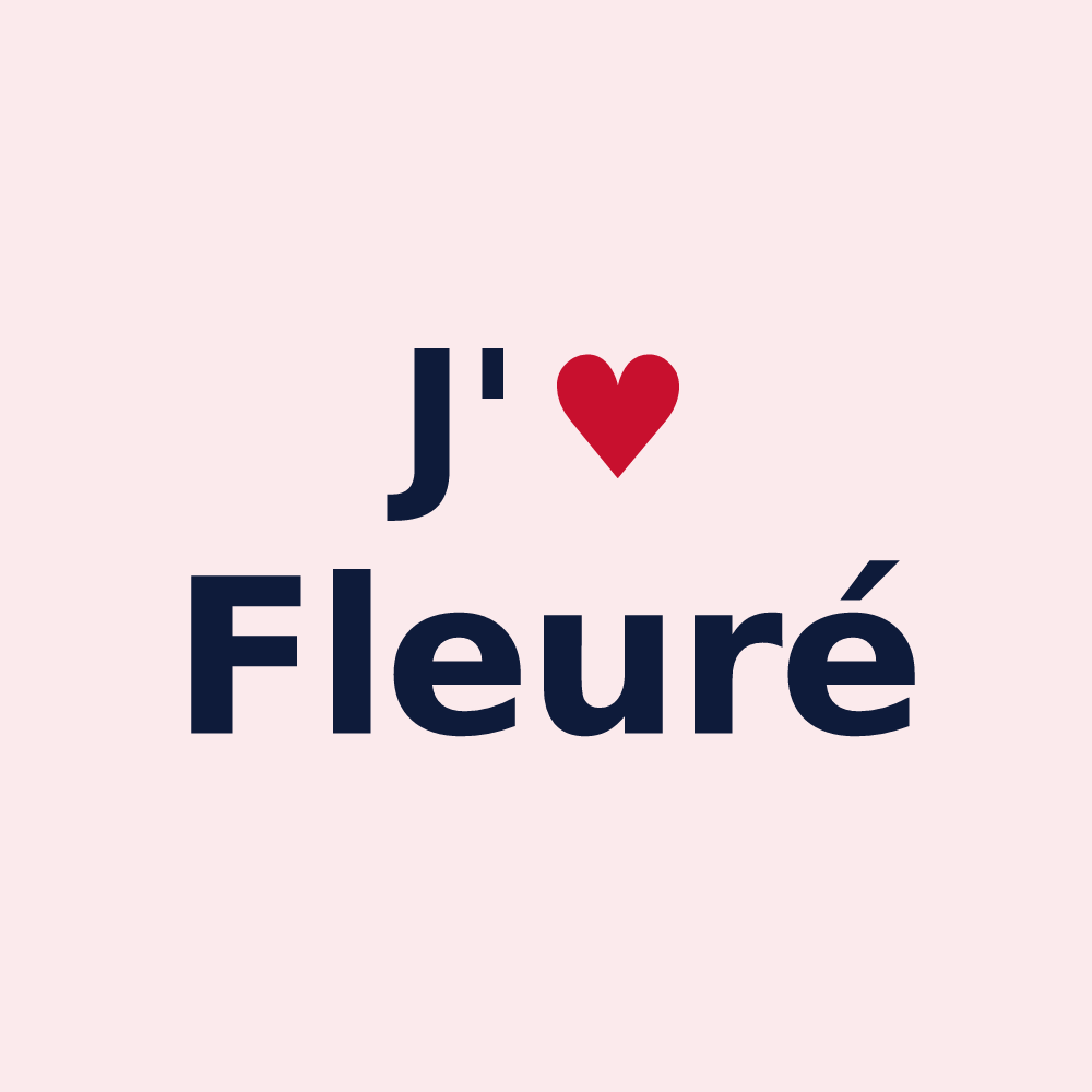 Magnet personnalisé Fleuré — design J'aime Fleuré