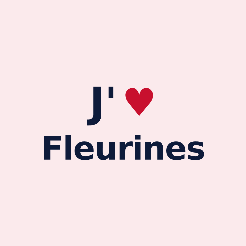 Magnet personnalisé Fleurines — design J'aime Fleurines