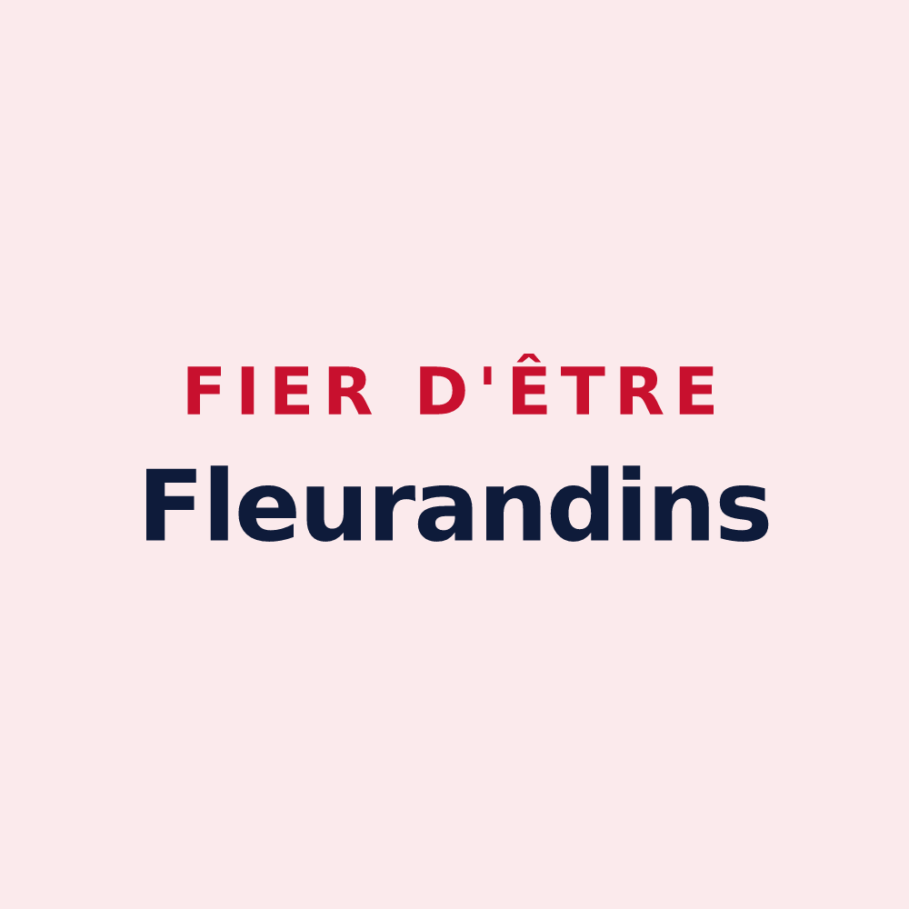 Magnet « Fier d'être Fleurandins » — design pour Fleury-la-Montagne