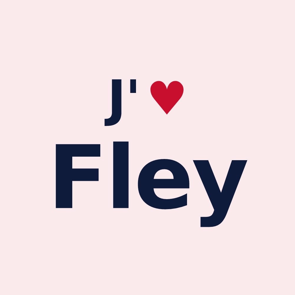 Magnet personnalisé Fley — design J'aime Fley