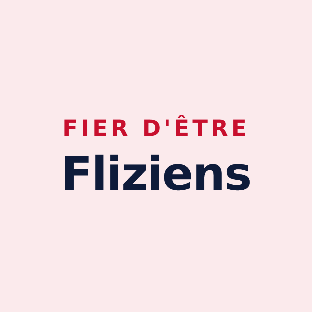 Magnet « Fier d'être Fliziens » — design pour Flize