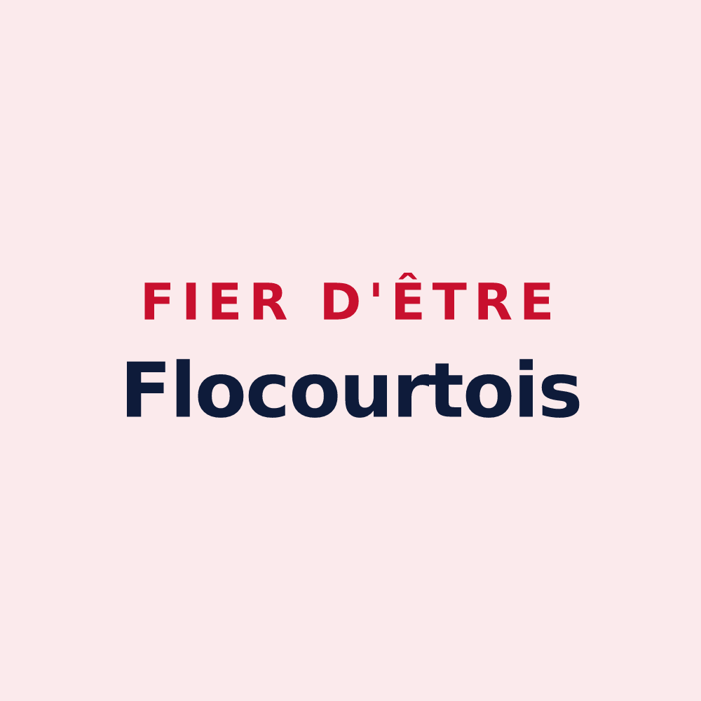 Magnet « Fier d'être Flocourtois » — design pour Flocourt