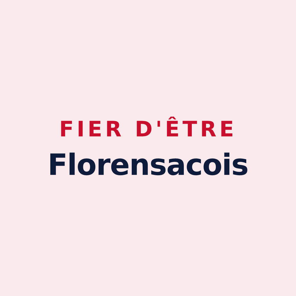 Magnet « Fier d'être Florensacois » — design pour Florensac