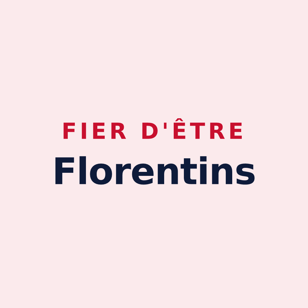 Magnet « Fier d'être Florentins » — design pour Florent-en-Argonne