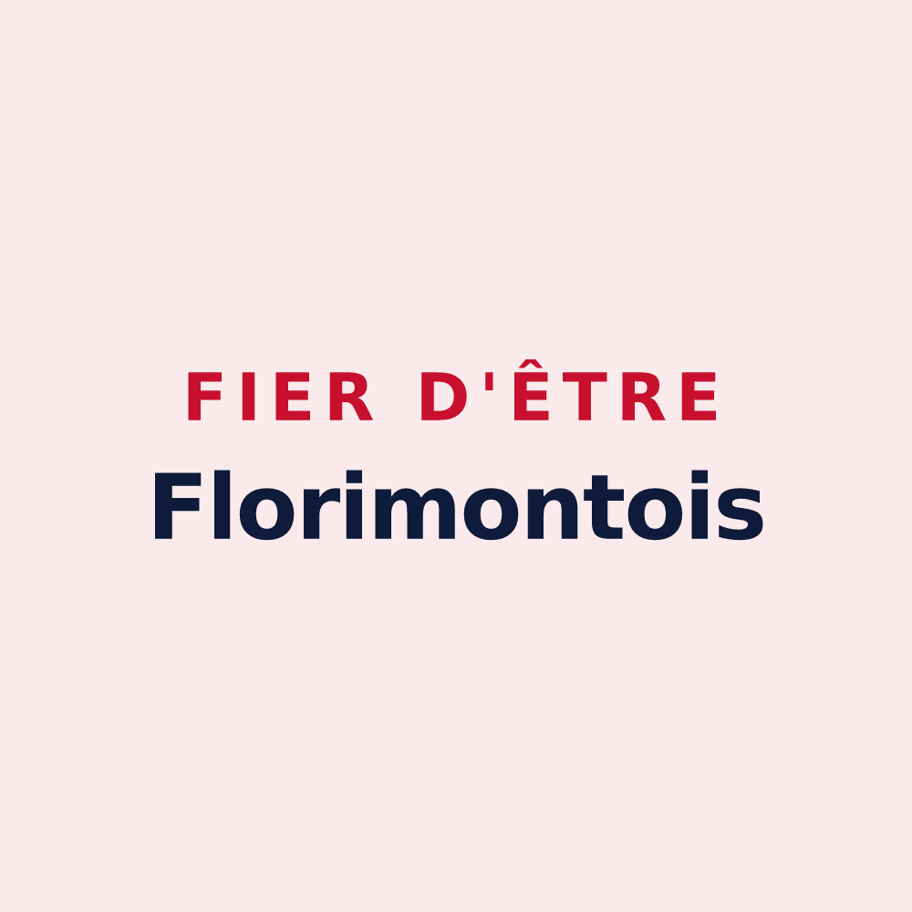 Magnet « Fier d'être Florimontois » — design pour Florimont