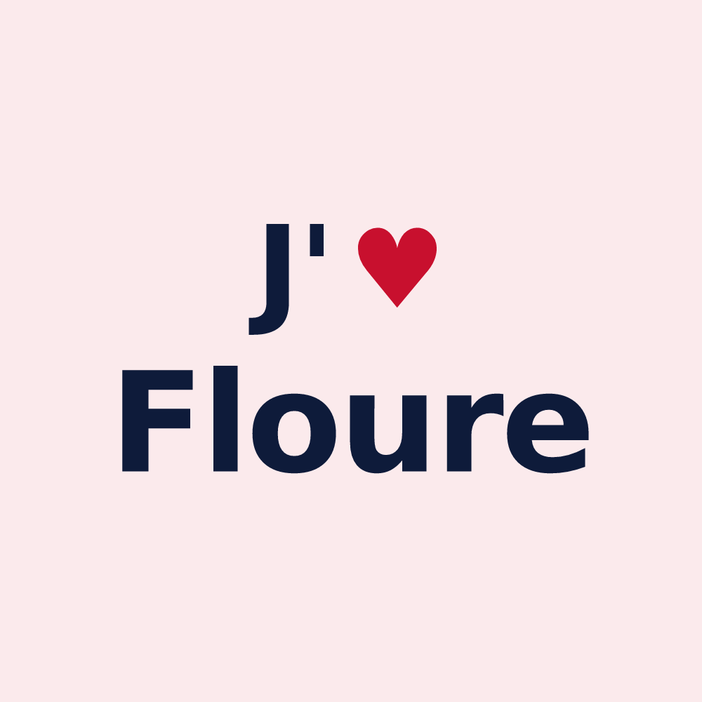Magnet personnalisé Floure — design J'aime Floure