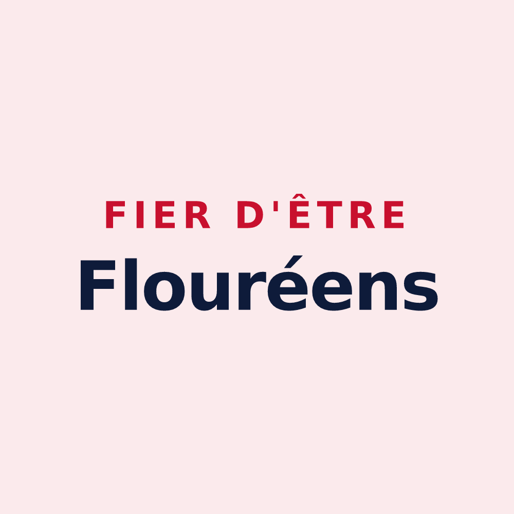 Magnet « Fier d'être Flouréens » — design pour Floure