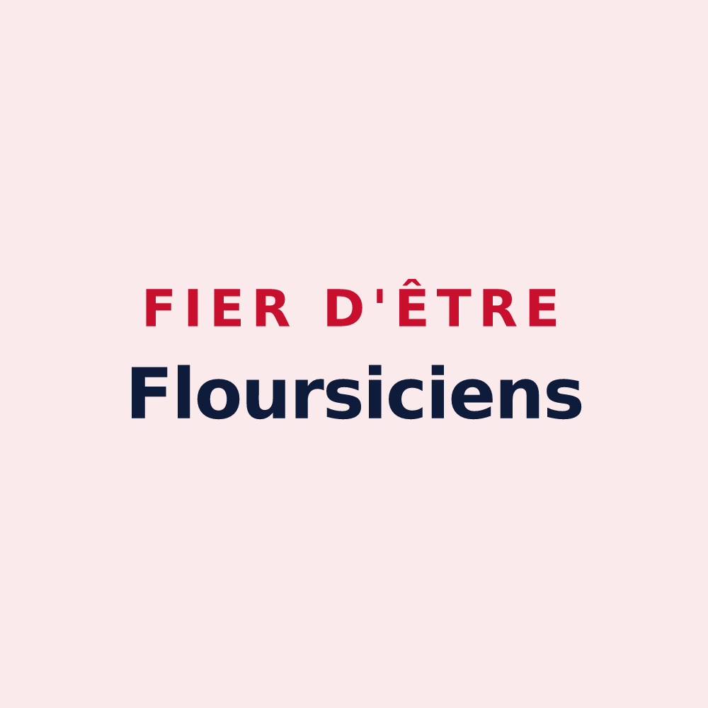 Magnet « Fier d'être Floursiciens » — design pour Floursies