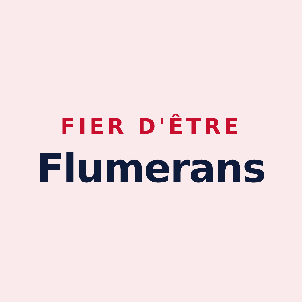 Magnet « Fier d'être Flumerans » — design pour Flumet