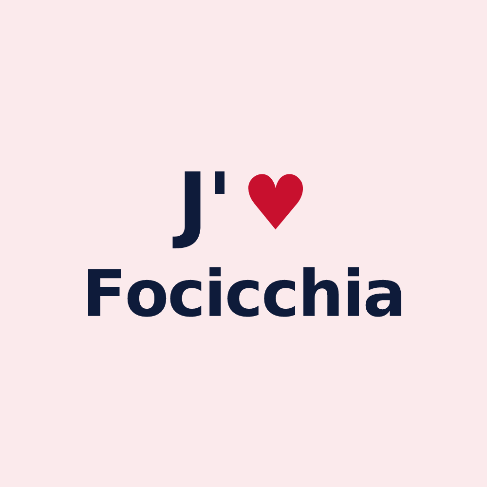 Magnet personnalisé Focicchia — design J'aime Focicchia