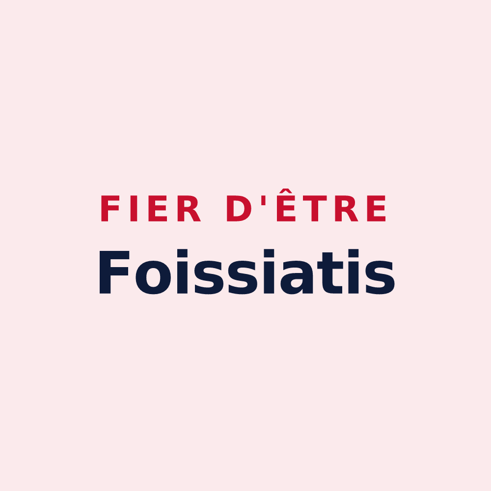 Magnet « Fier d'être Foissiatis » — design pour Foissiat