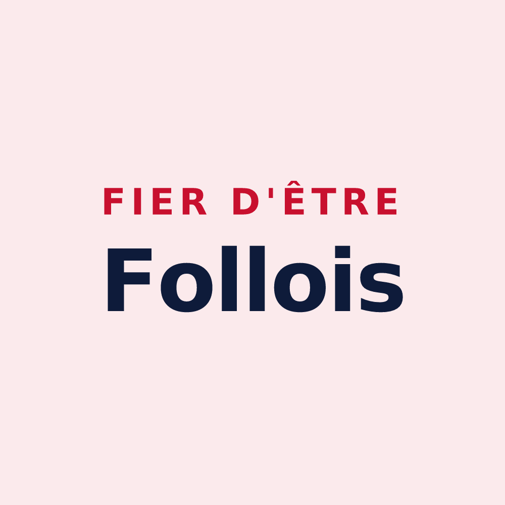 Magnet « Fier d'être Follois » — design pour Folles