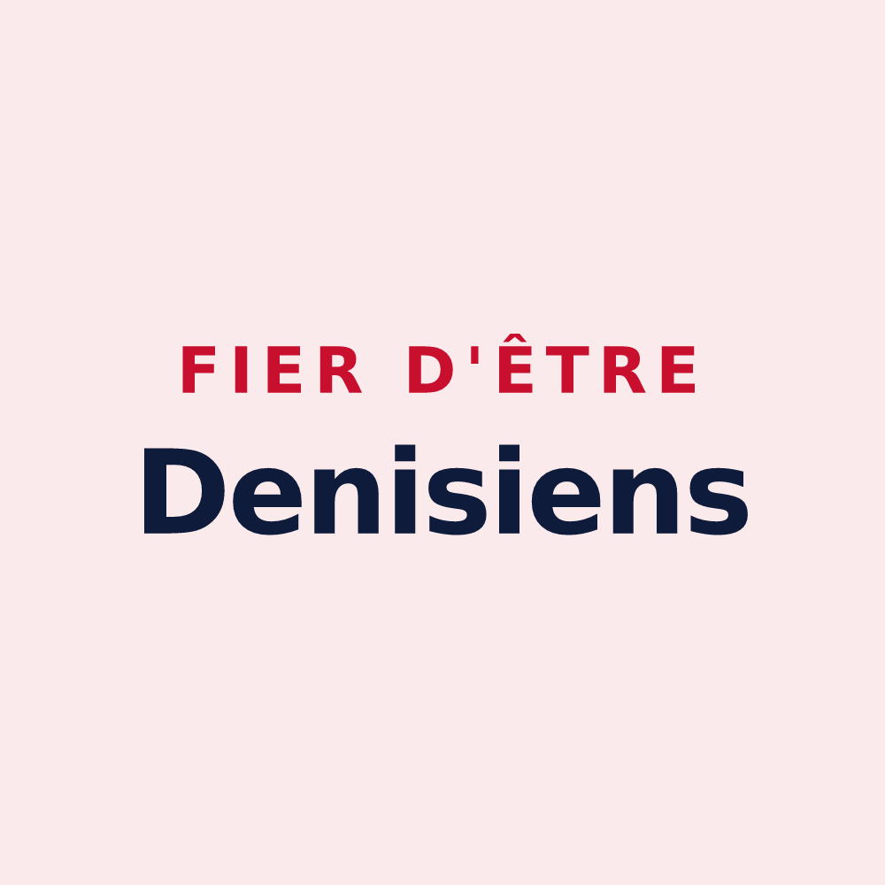 Magnet « Fier d'être Denisiens » — design pour Fonds-Saint-Denis
