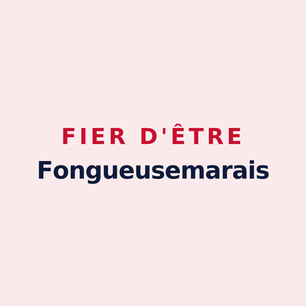 Magnet « Fier d'être Fongueusemarais » — design pour Fongueusemare