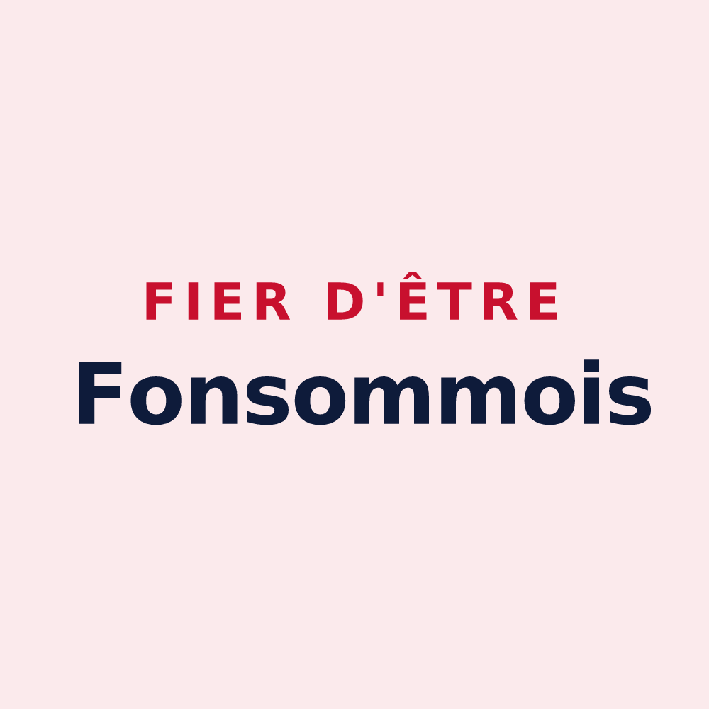 Magnet « Fier d'être Fonsommois » — design pour Fonsomme