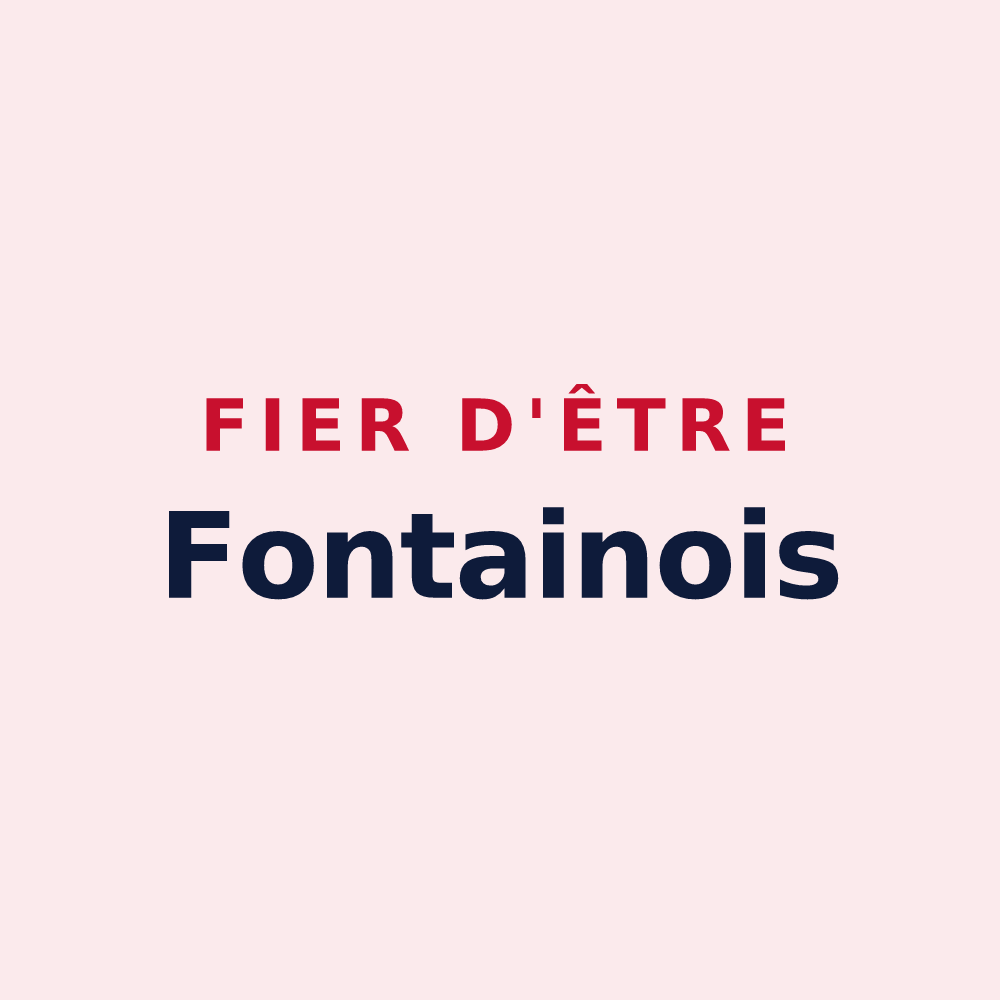 Magnet « Fier d'être Fontainois » — design pour Fontaine