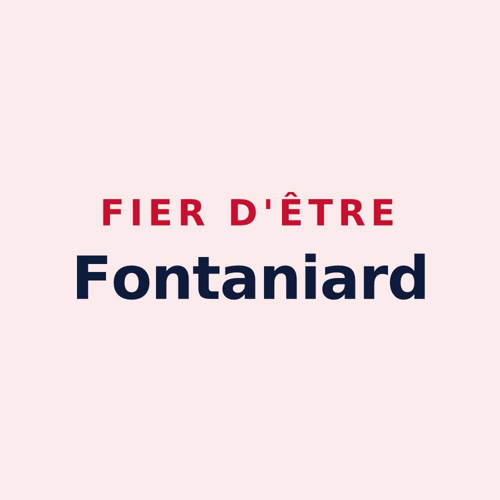 Magnet « Fier d'être Fontaniard » — design pour Fontanès