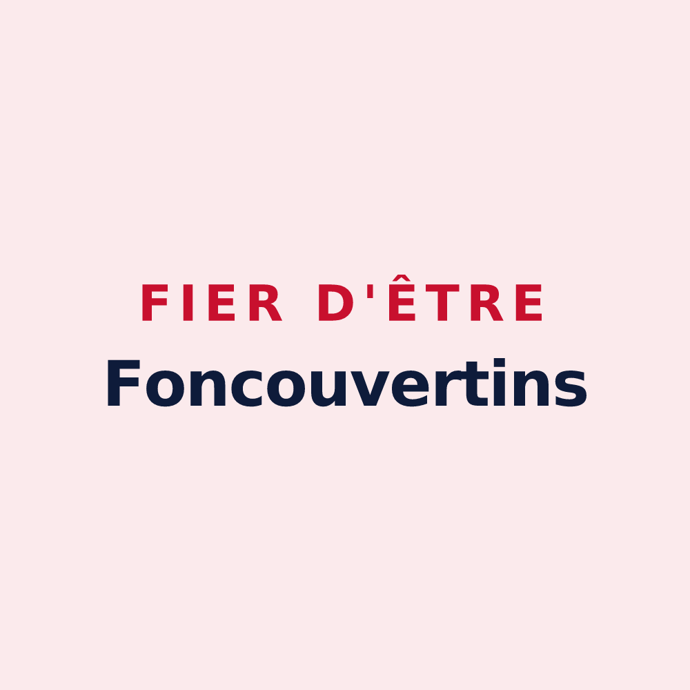 Magnet « Fier d'être Foncouvertins » — design pour Fontcouverte-la-Toussuire