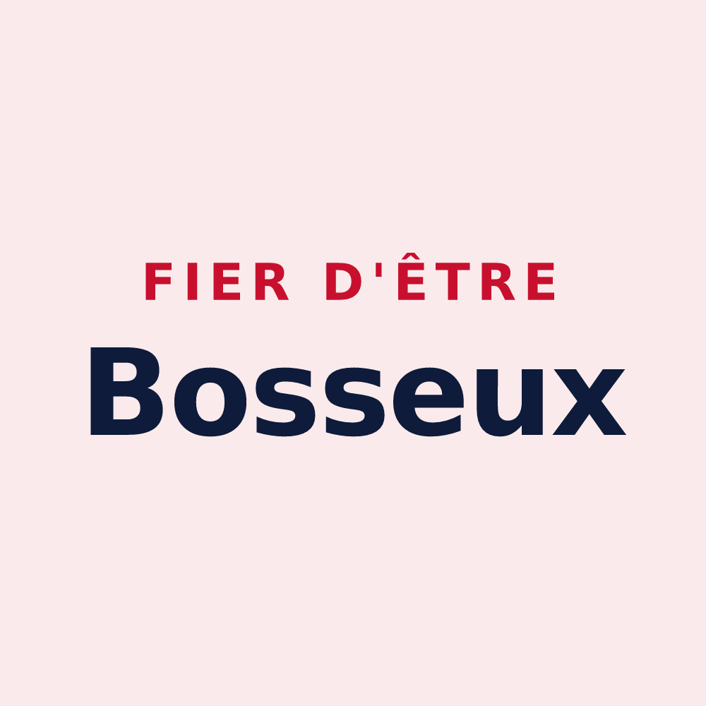 Magnet « Fier d'être Bosseux » — design pour Fontenay-de-Bossery