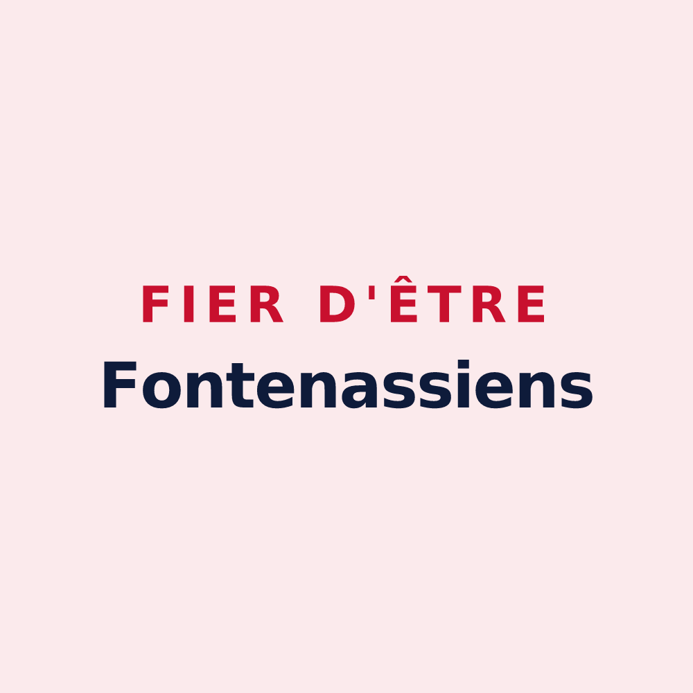 Magnet « Fier d'être Fontenassiens » — design pour Fontenay-le-Pesnel