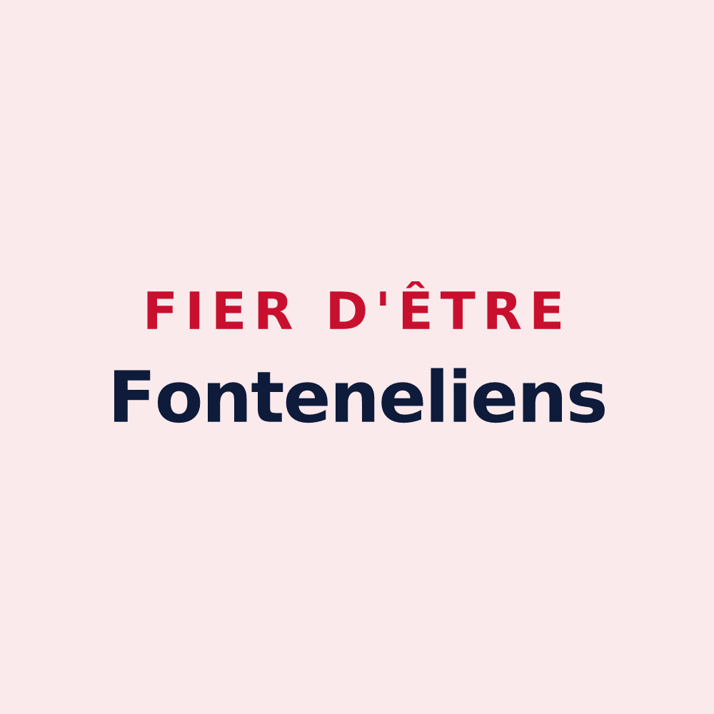 Magnet « Fier d'être Fonteneliens » — design pour Fontenelle-Montby