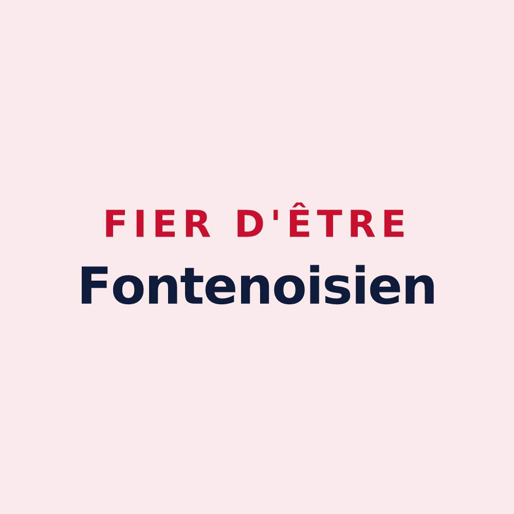 Magnet « Fier d'être Fontenoisien » — design pour Fontenois-lès-Montbozon