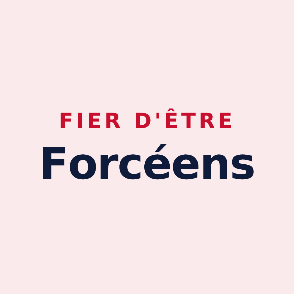 Magnet « Fier d'être Forcéens » — design pour Forcé