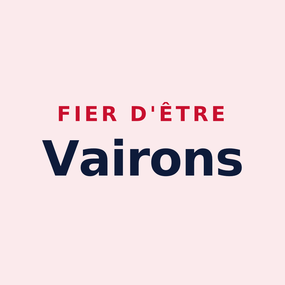 Magnet « Fier d'être Vairons » — design pour Forcey