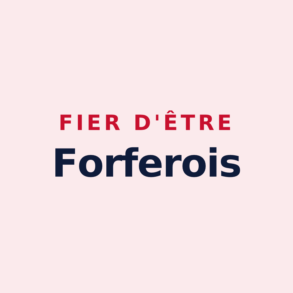 Magnet « Fier d'être Forferois » — design pour Forfry