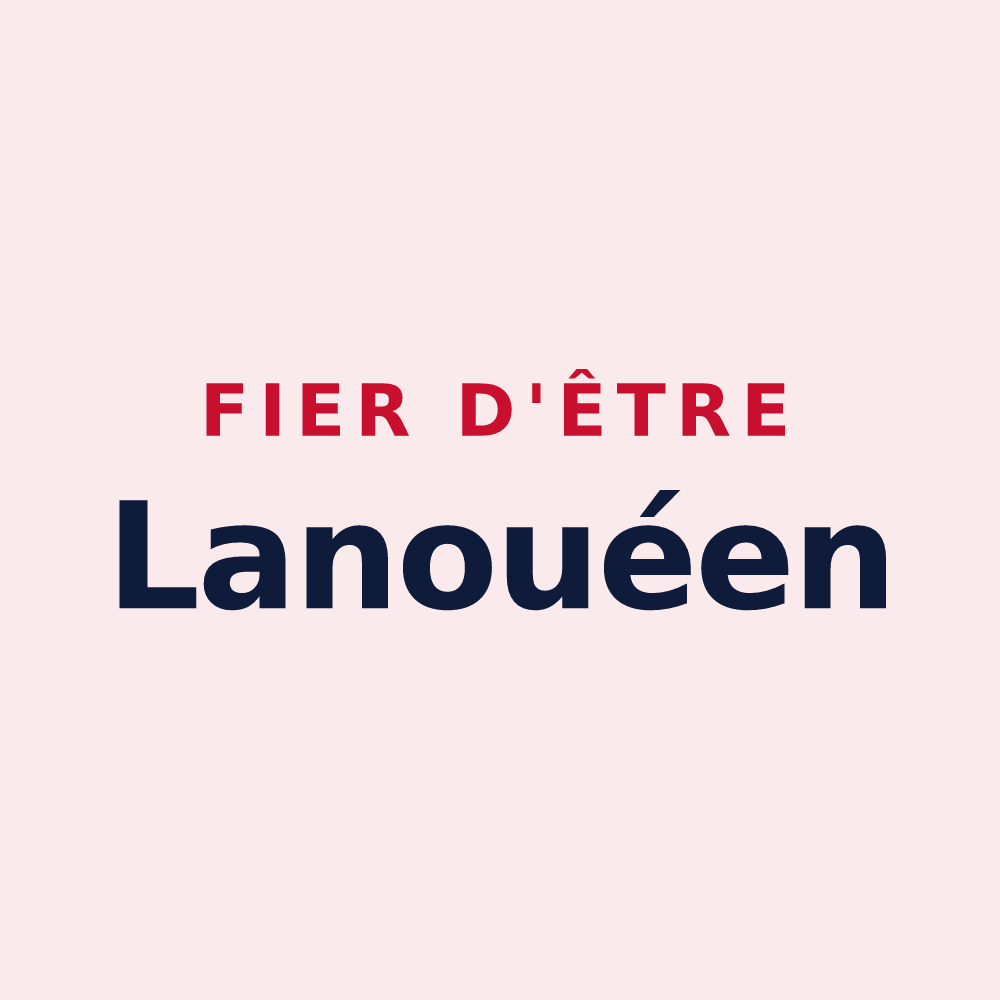 Magnet « Fier d'être Lanouéen » — design pour Forges de Lanouée