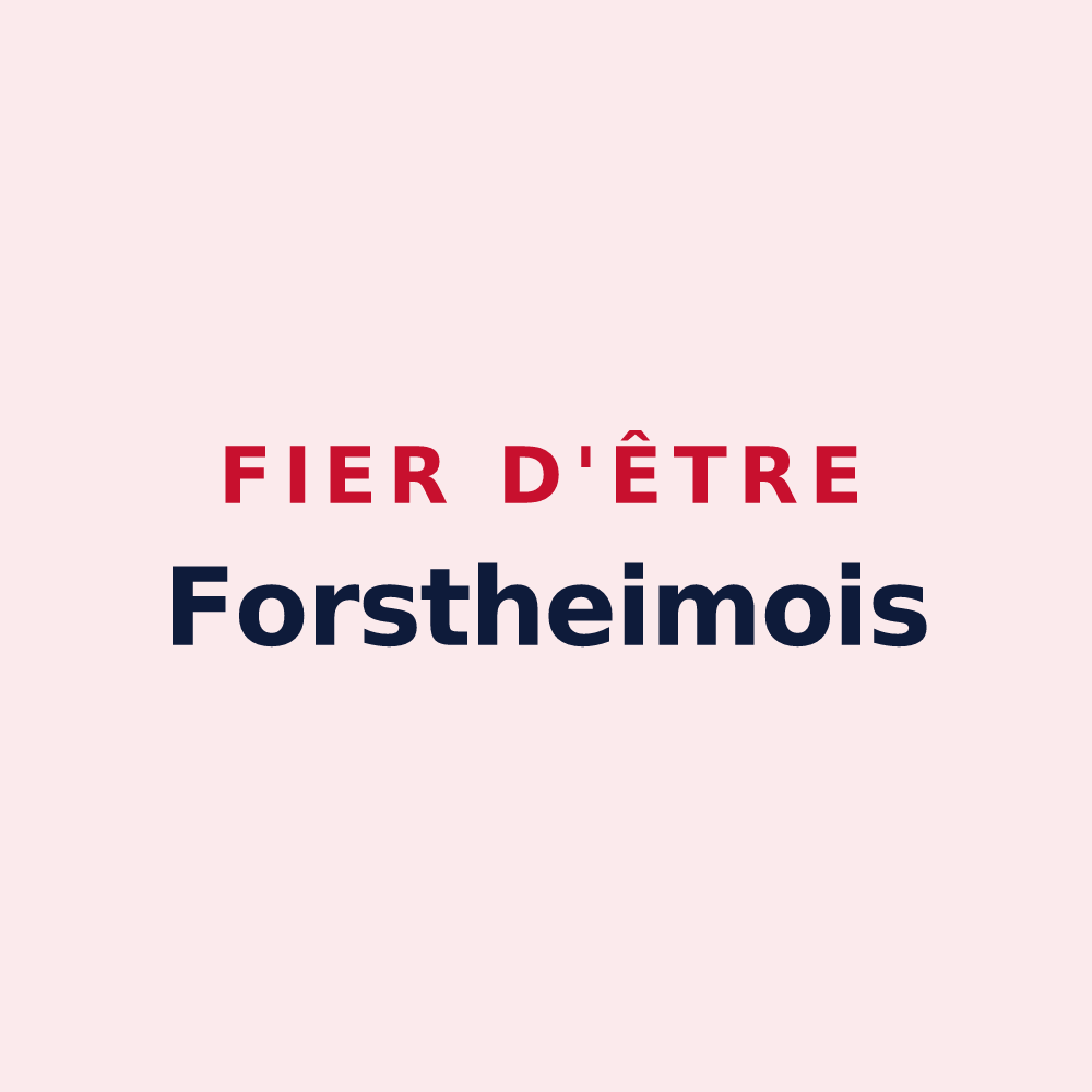Magnet « Fier d'être Forstheimois » — design pour Forstheim