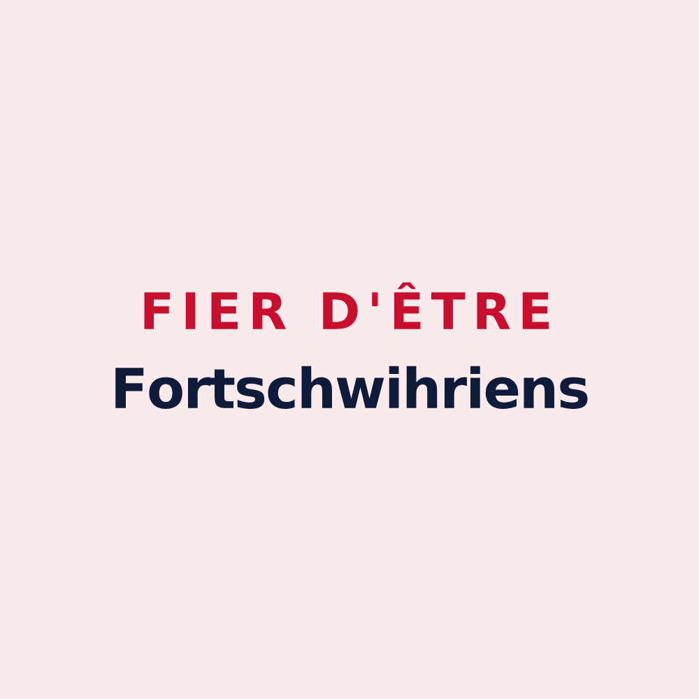 Magnet « Fier d'être Fortschwihriens » — design pour Fortschwihr
