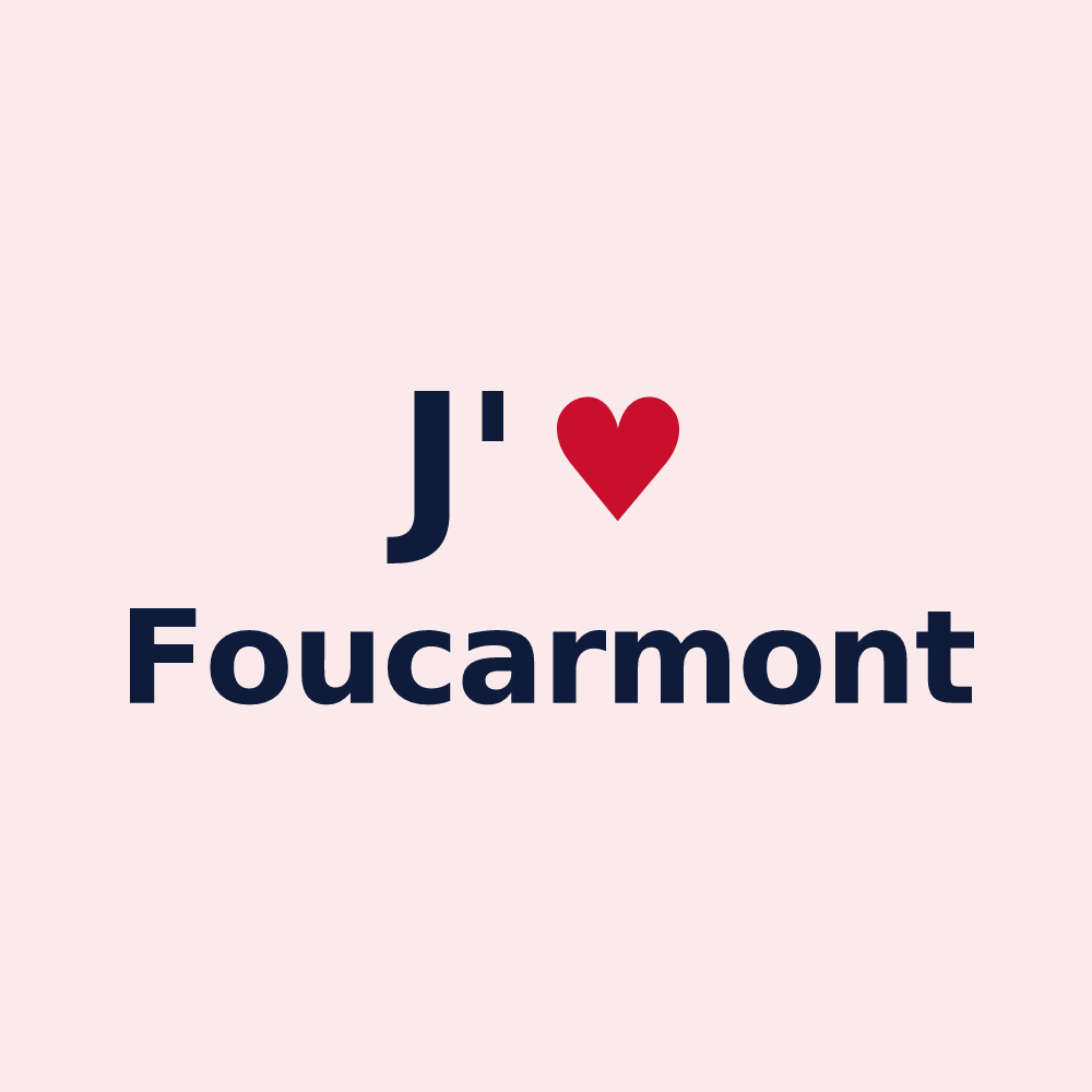 Magnet personnalisé Foucarmont — design J'aime Foucarmont