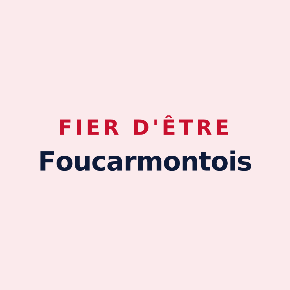 Magnet « Fier d'être Foucarmontois » — design pour Foucarmont