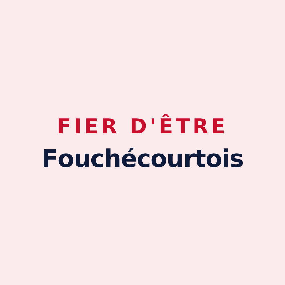 Magnet « Fier d'être Fouchécourtois » — design pour Fouchécourt
