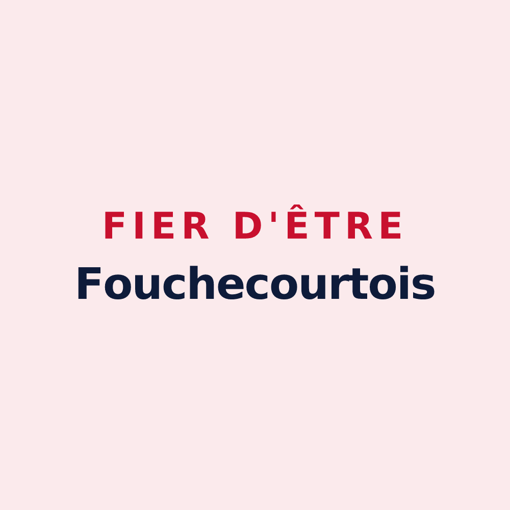 Magnet « Fier d'être Fouchecourtois » — design pour Fouchécourt