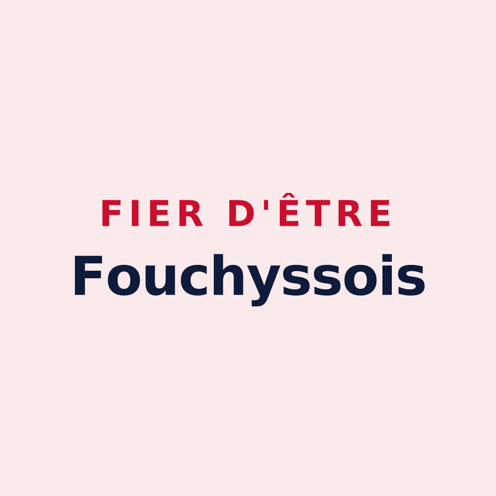 Magnet « Fier d'être Fouchyssois » — design pour Fouchy