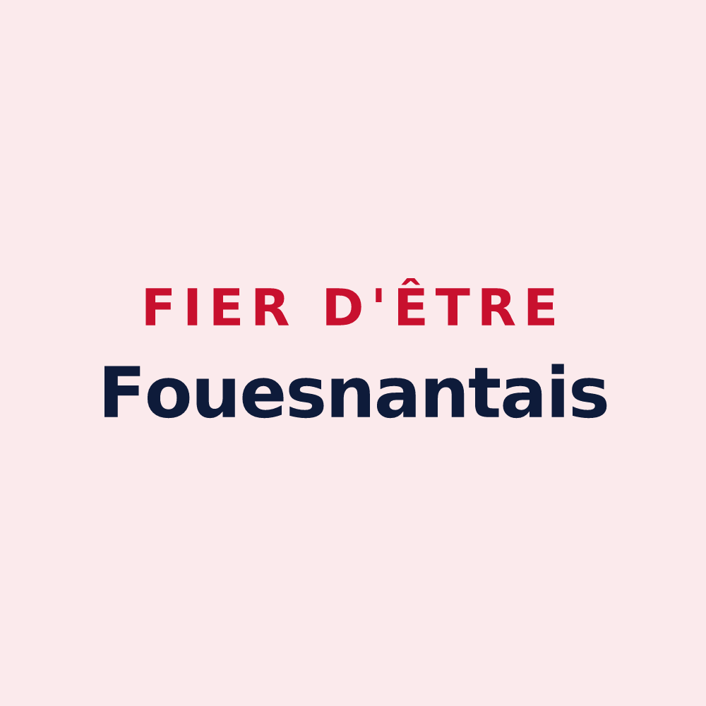 Magnet « Fier d'être Fouesnantais » — design pour Fouesnant