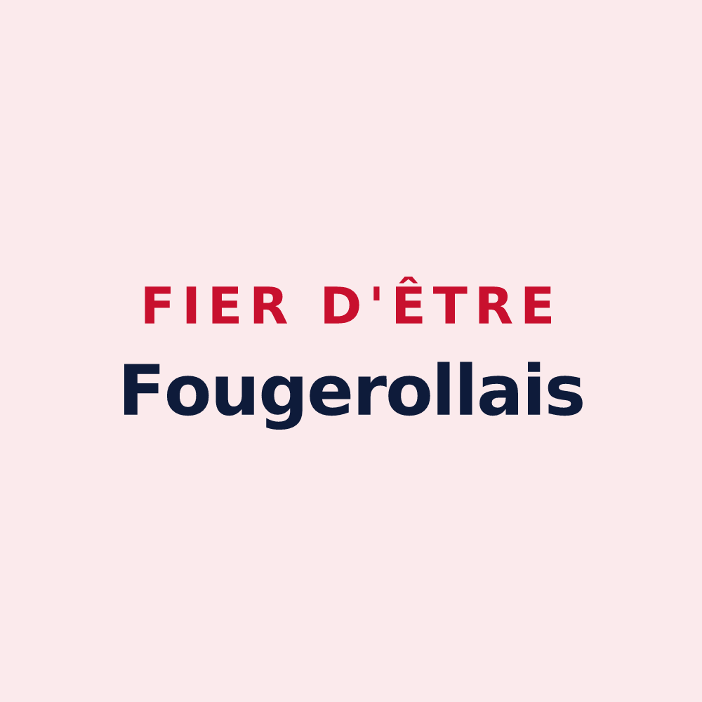 Magnet « Fier d'être Fougerollais » — design pour Fougerolles-Saint-Valbert