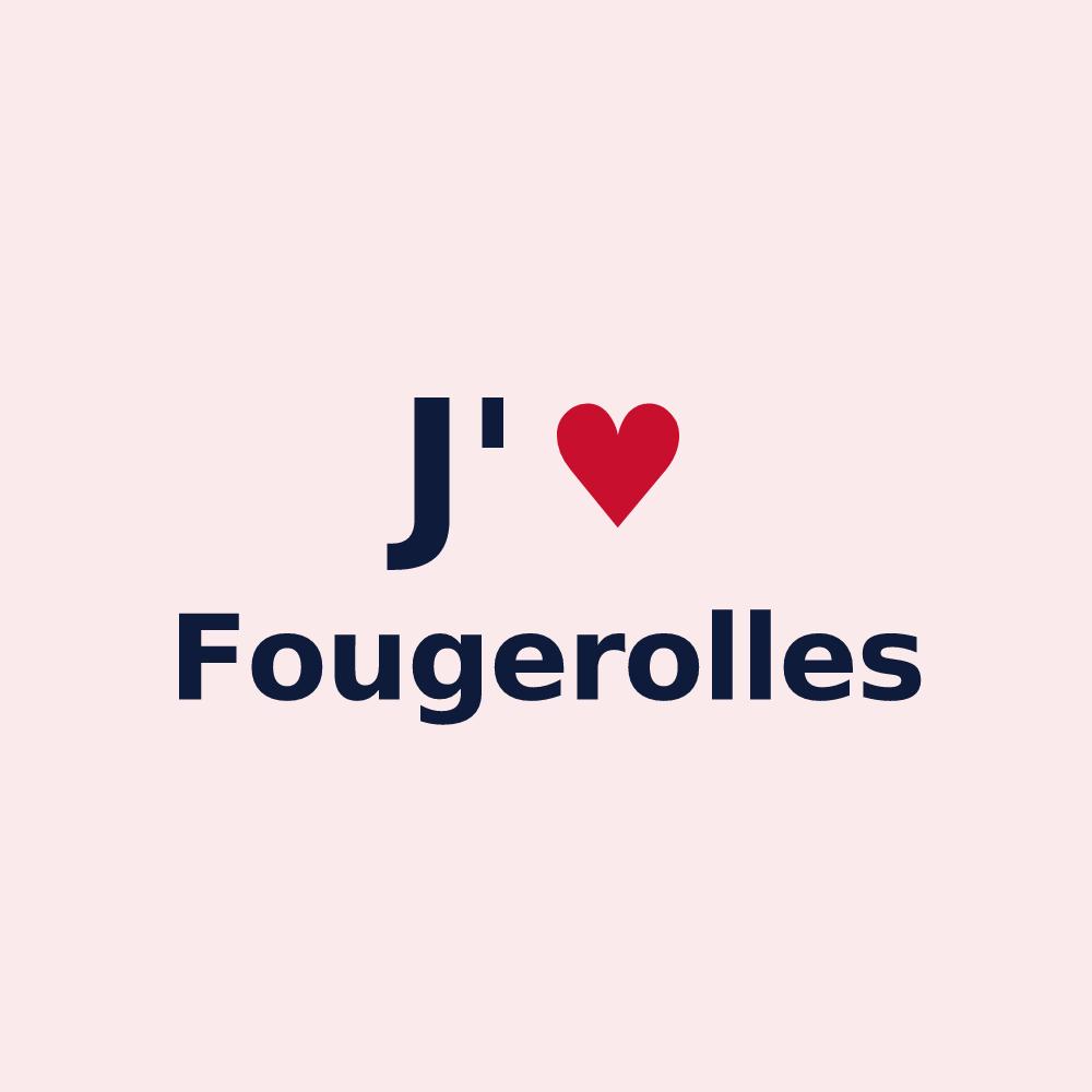 Magnet personnalisé Fougerolles — design J'aime Fougerolles