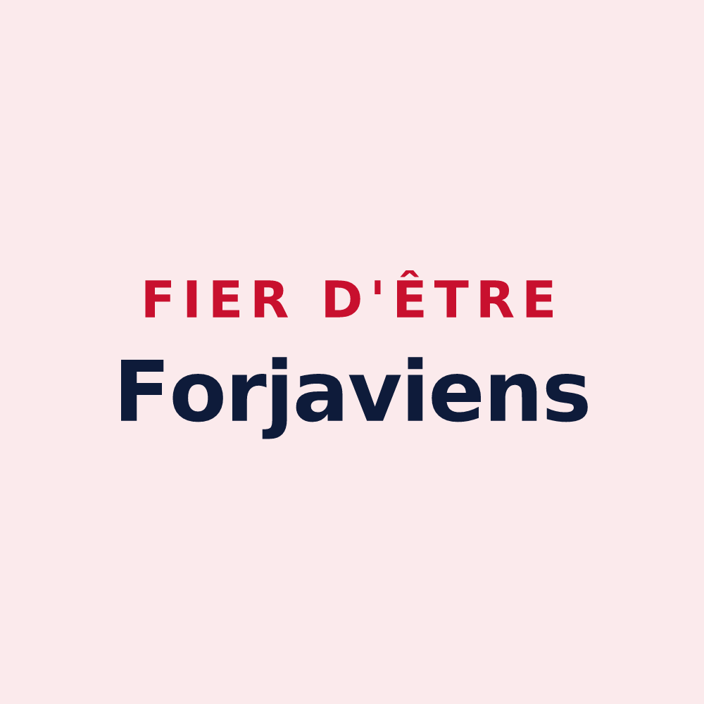 Magnet « Fier d'être Forjaviens » — design pour Fouju
