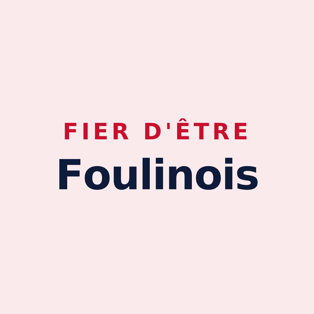 Magnet « Fier d'être Foulinois » — design pour Foulain