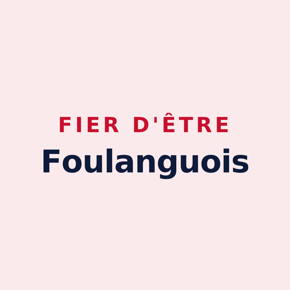 Magnet « Fier d'être Foulanguois » — design pour Foulangues